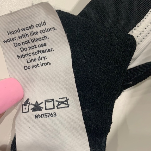 Champion Cutout-Back Sport Bar size Medium white & black - Picture 4 of 6